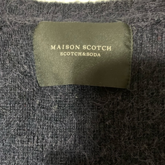 Scotch& Soda navy cardigan with buttons - Picture 4 of 8